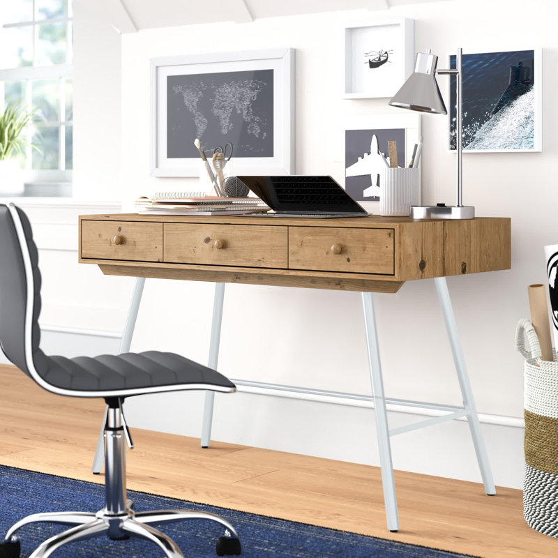 Guercio Wood and Metal Writing Desk